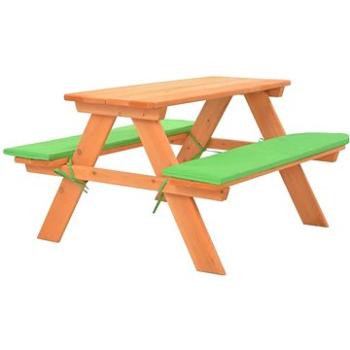 Dětský piknikový stůl s lavičkami 89 x 79 x 50 cm masivní jedle 91793 91793 (91793)