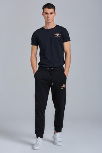 TEPLÁKY GANT ARCHIVE SHIELD SWEAT PANTS černá M