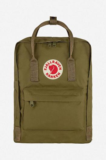 Batoh Fjallraven Kanken zelená barva, velký, s aplikací, F23510.631-631