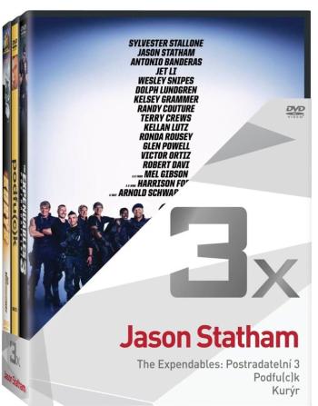 3x Jason Statham (Postradatelní 3, Podfuck, Kurýr) - kolekce (3 DVD)