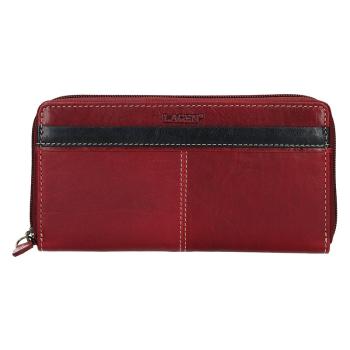 Dámská kožená peněženka Lagen Philia - červeno-černá