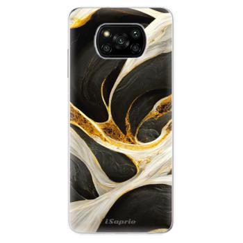 Odolné silikonové pouzdro iSaprio - Black and Gold - Xiaomi Poco X3 Pro / X3 NFC