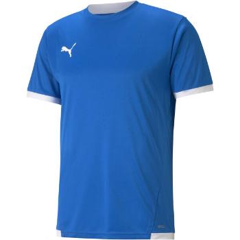 Puma TEAM LIGA JERSEY TEE Pánské fotbalové triko, modrá, velikost