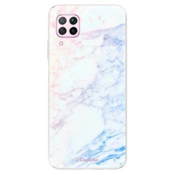 Odolné silikonové pouzdro iSaprio - Raibow Marble 10 - Huawei P40 Lite