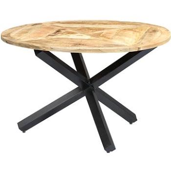 Jídelní stůl kulatý 120x76 cm masivní mangovníkové dřevo (282762)