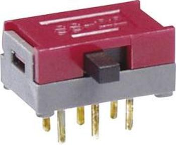 Posuvný přepínač NKK Switches SS22SDP2, 2,54 mm