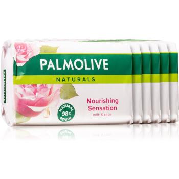 Palmolive Naturals Milk & Rose tuhé mýdlo (s vůní růží)