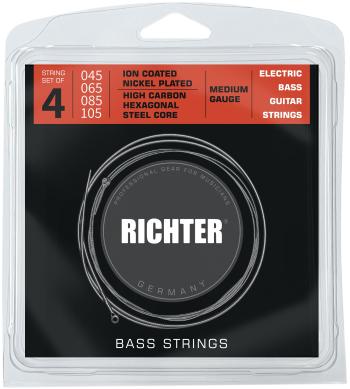 Richter Electric Bass Strings Ion Coated, Medium 45-105