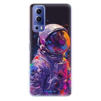 Odolné silikonové pouzdro iSaprio - Neon Astronaut - Vivo Y72 5G