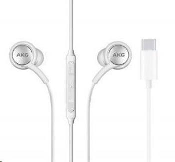 Samsung stereo sluchátka EO-IC100BWE, USB-C, bílá