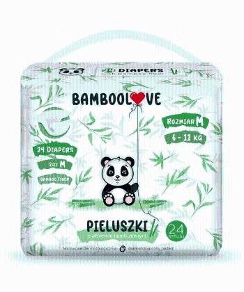 Bamboolove Pleny jednorázové bambus vel. M 6-11 kg 24 ks