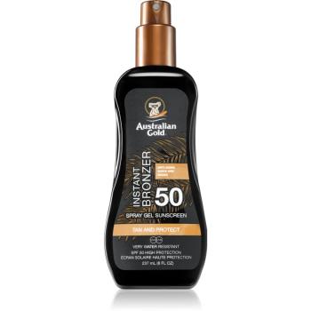 Australian Gold Spray Gel Sunscreen With Instant Bronzer bronzující sprej SPF 50 237 ml