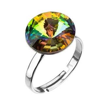 EVOLUTION GROUP CZ Stříbrný prsten s kamenem Crystals from Swarovski® Vitrail Medium - velikost universální - 35018.5