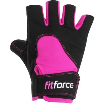 Fitforce K8 Dámské fitness rukavice, růžová, velikost S