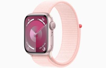 Apple Watch S9/41mm/Pink/Sport Band/Light Pink