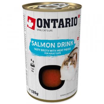 Nápoj Ontario Cat Drink Salmon 135g