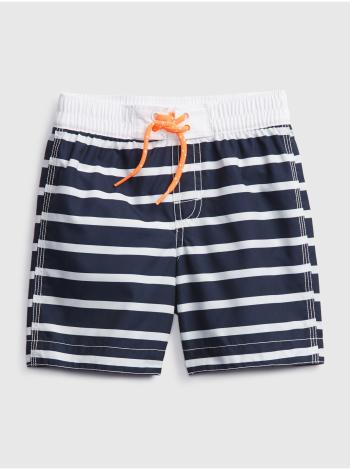 Modré klučičí dětské plavky stripe swim trunks