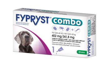 Fypryst Combo spot-on pro velmi velké psy nad 40 kg 402 mg/361,8 mg roztok pro nakapání na kůži 1x4,02