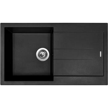 SINKS AMANDA 860 Pureblack+VITALIA (AM86026VICL)