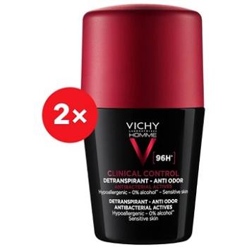 VICHY Homme 96H Detranspirant proti zápachu DUO 2 × 50 ml (8592807543894)