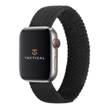 Tactical 784 Pletený Převlékací Řemínek pro iWatch 1/2/3/4/5/6/SE 42/44mm vel. XL Black