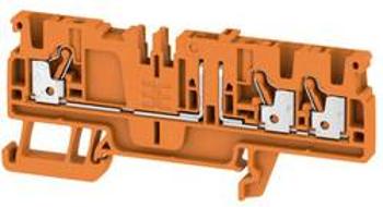 Průchodková svorka Weidmüller ADT 2.5 3C OR, 1989850000, oranžová, 50 ks