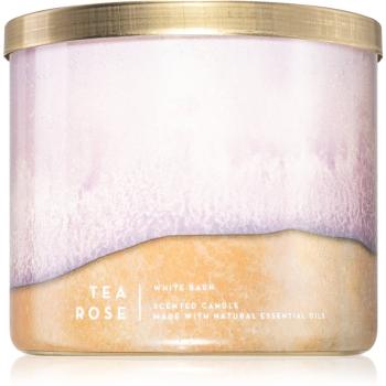 Bath & Body Works Tea Rose vonná svíčka 411 g