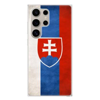 Odolné silikonové pouzdro iSaprio - Slovakia Flag - Samsung Galaxy S24 Ultra