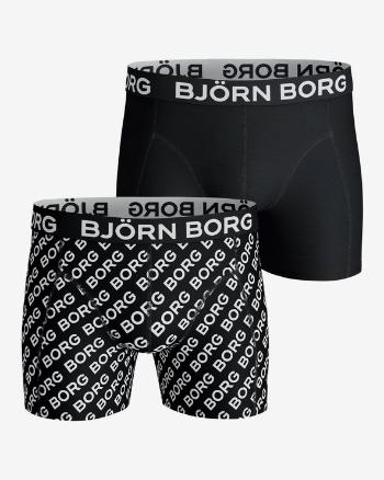 Björn Borg BB Logo Boxerky 2 ks Černá