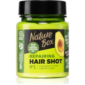 Nature Box Avocado Hair Shot intenzivní regenerační maska s avokádem pro suché vlasy 60 ml