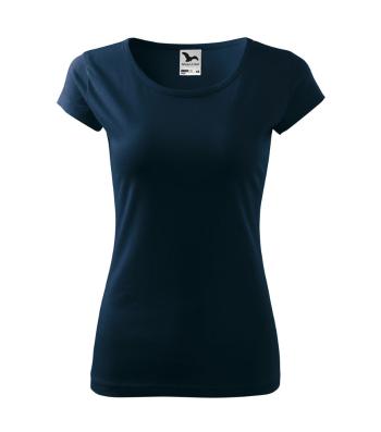 MALFINI Dámské tričko Pure - Námořní modrá | M