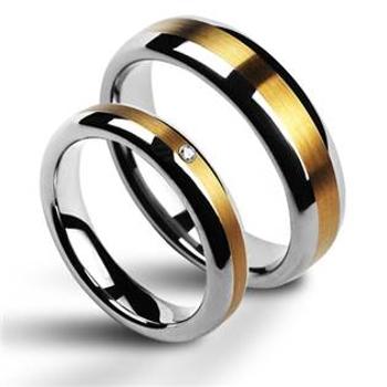 NUBIS® NWF1011 Dámský snubní prsten se zirkonem - velikost 47 - NWF1011-4Zr-47
