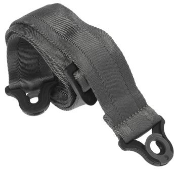 D'Addario Auto Lock Guitar Strap Metal Grey