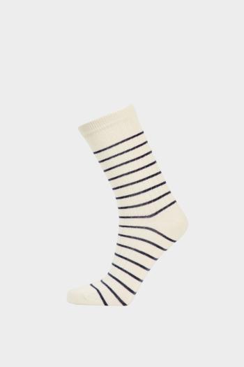 PONOŽKY GANT BRETON STRIPE RIB SOCKS bílá 36/38