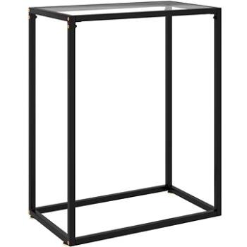 Konzolový stolek transparentní 60 × 35 × 75 cm tvrzené sklo (322803)