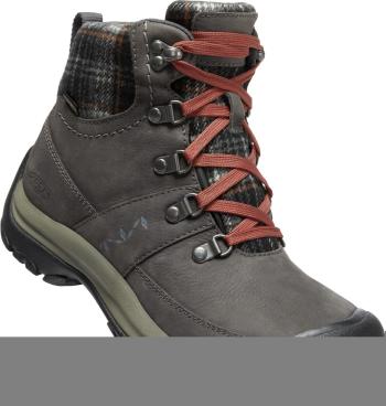 Keen KACI III WINTER MID WP WOMEN magnet/black plaid Velikost: 39 dámské boty