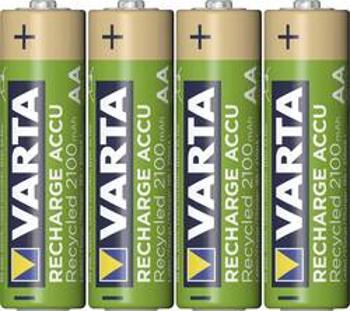 Akumulátor AA Ni-MH Varta Recycled Ready to Use, 2000 mAh, 1.2 V, 4 ks