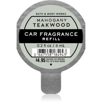 Bath & Body Works Mahogany Teakwood vůně do auta náhradní náplň 6 ml