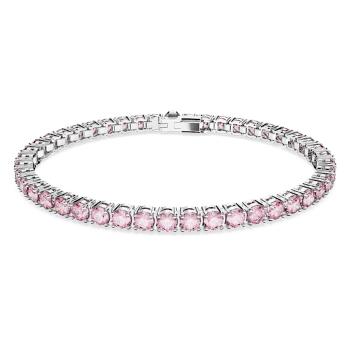 Swarovski Nadčasový náramek s krystaly Matrix Tennis 5648932 19 cm