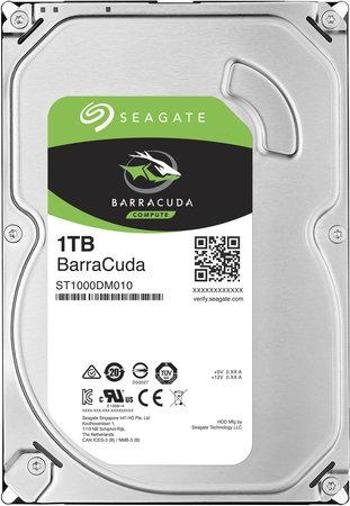 Seagate BarraCuda 1TB HDD / ST1000DM010 / Interní 3,5" / 7200 rpm / SATA 6Gb/s / 64MB, ST1000DM010