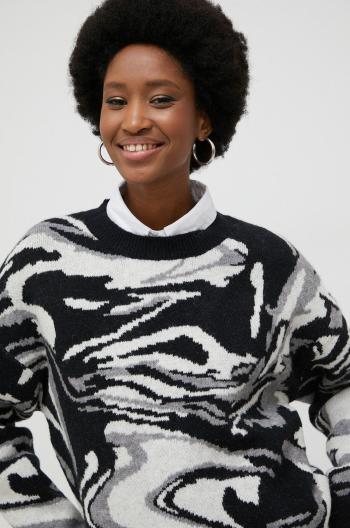 Vlněný svetr Answear Lab dámský, černá barva, hřejivý