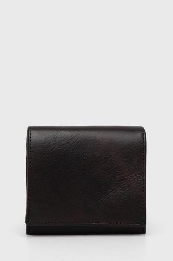 Kožená peněženka Answear Lab dámská, hnědá barva