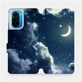 Flipové pouzdro na mobil Xiaomi Poco F3 - V145P Noční obloha s měsícem (5903516665969)