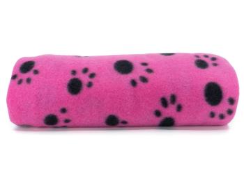 Vsepropejska Nora růžová fleecová deka pro psa Rozměr (cm): 70 x 60