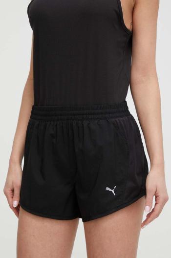 Běžecké šortky Puma Favourite Velocity černá barva, medium waist, 523178