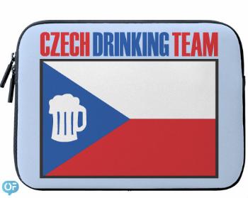 Neoprenový obal na notebook Czech drinking team