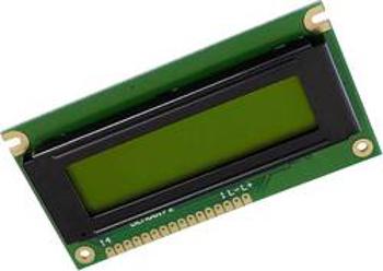 LCD displej Display Elektronik DEM08172SYH-PY, (š x v x h) 84 x 44 x 7.6 mm, žlutozelená