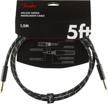 Fender Deluxe Series 5' Instrument Cable Black Tweed