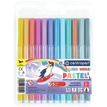 Centropen popisovač 7550/12 Colour World pastel (313469)