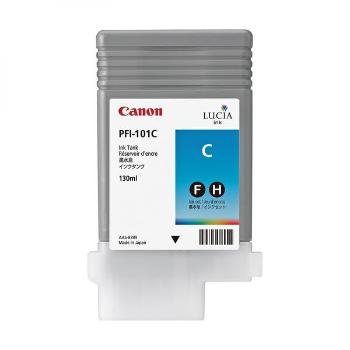 CANON PFI-101 C - originální cartridge, azurová, 130ml